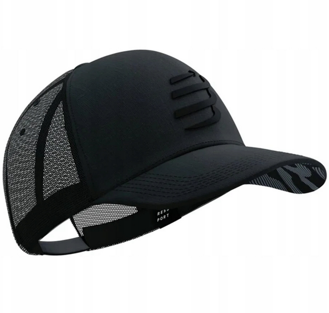 Screenshot 2025-08-27 at 17-58-22 Compressport Czapka Sportowa Trucker Cap do biegania Black Logo odblaskowe - 7630102563788 - 17262422244 - Allegro.png