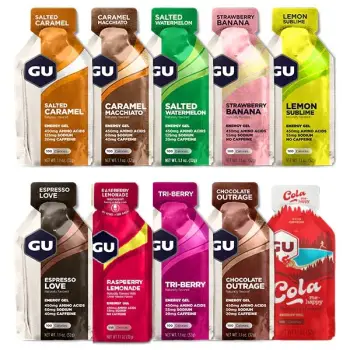 10x GU Żel energetyczny MIX smaków