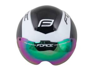Kask aerodynamiczny FORCE GLOBE przód